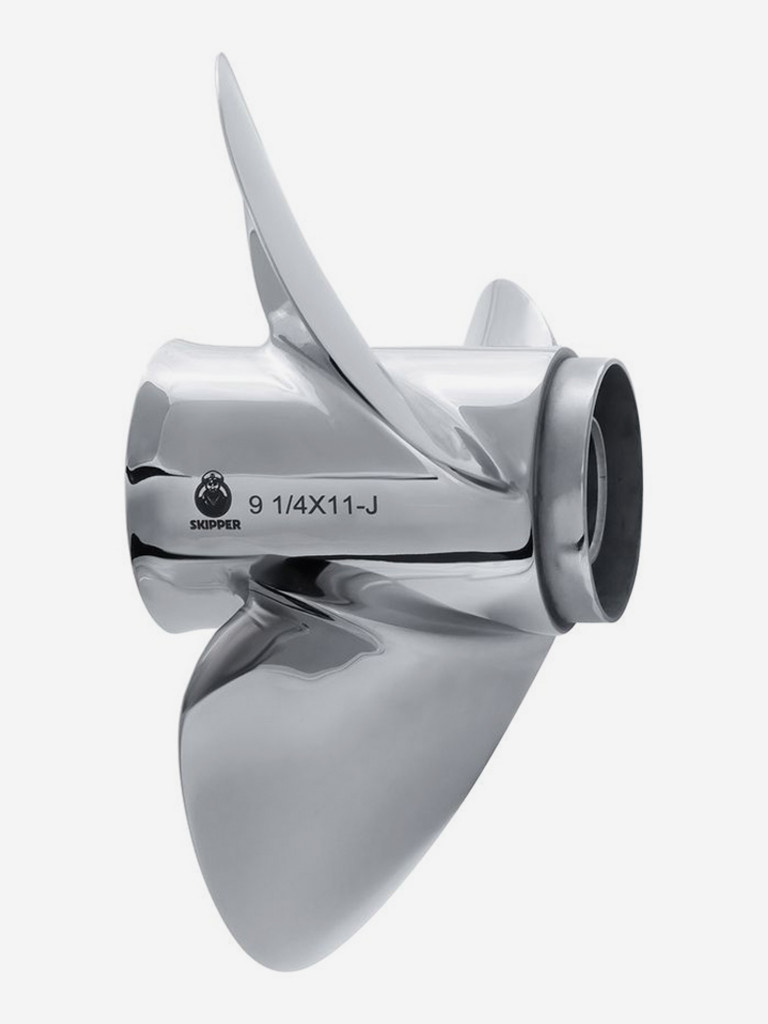 Гребной винт Skipper для Yamaha 8-20HP, нержавеющий, диаметр 9 1/4", шаг 11", 3 лопасти