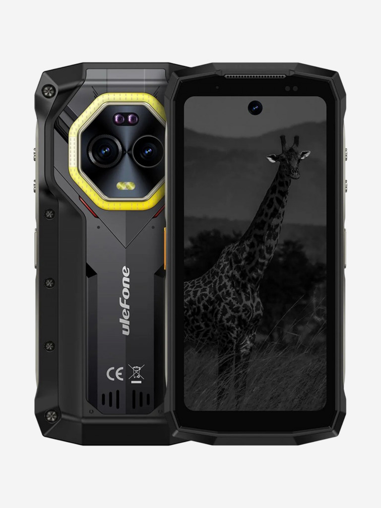 Смартфон Ulefone Armor Mini 20 Pro 8+256 Black, 4.7”, 90Hz, HD+, MTK6300 5G, And14, 50+64 Infrared, 32MP, 6200mAh
