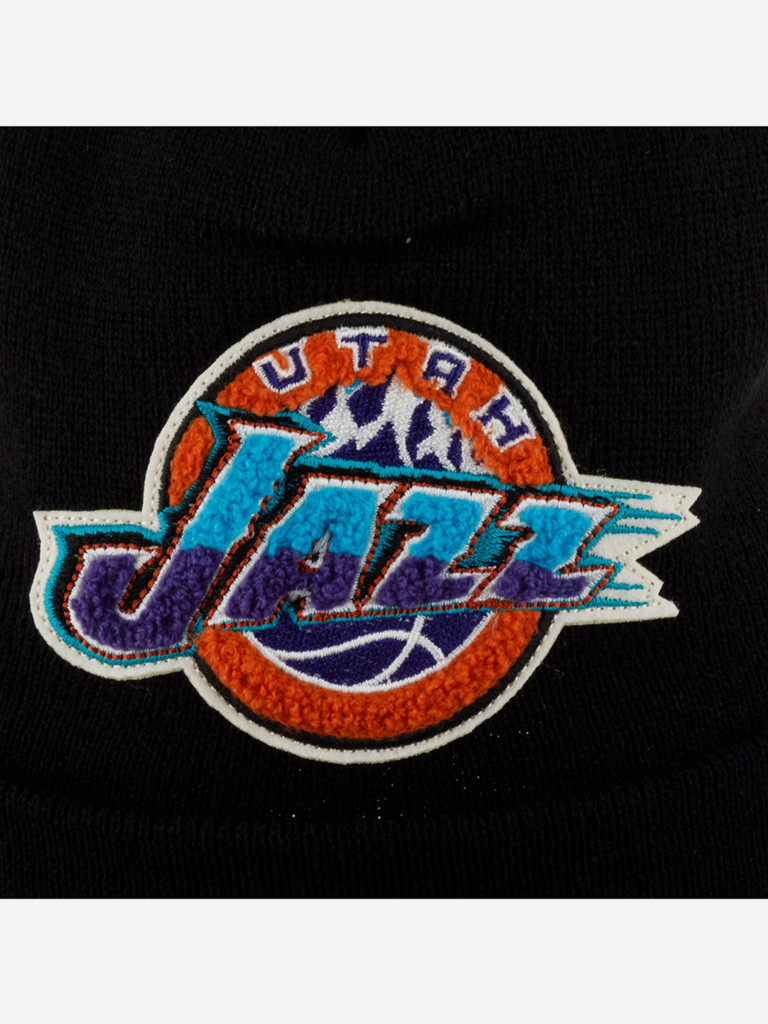 Шапка с отворотом MITCHELL NESS KTCFFH21HW008-UJABLCK Utah Jazz NBA