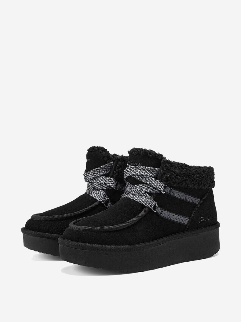 Ботинки женские Skechers Suede Padded Thermal Snow Boots