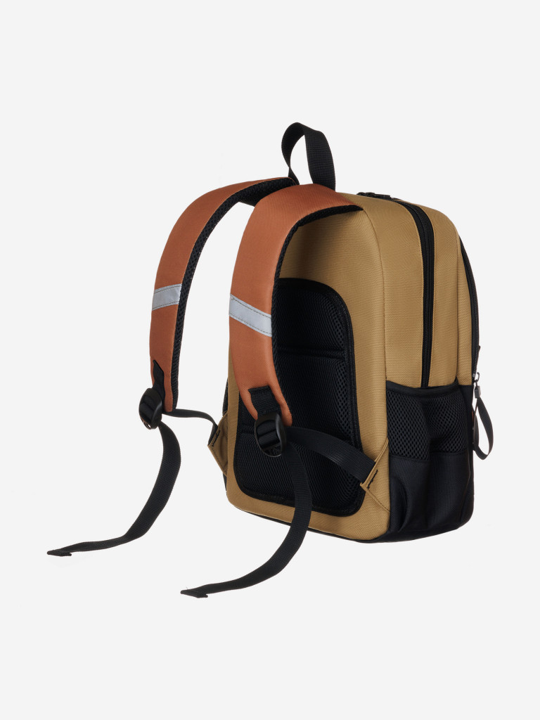Рюкзак TORBER CLASS X Mini, хаки с орнаментом, полиэстер 900D + Мешок для сменной обуви в подарок!