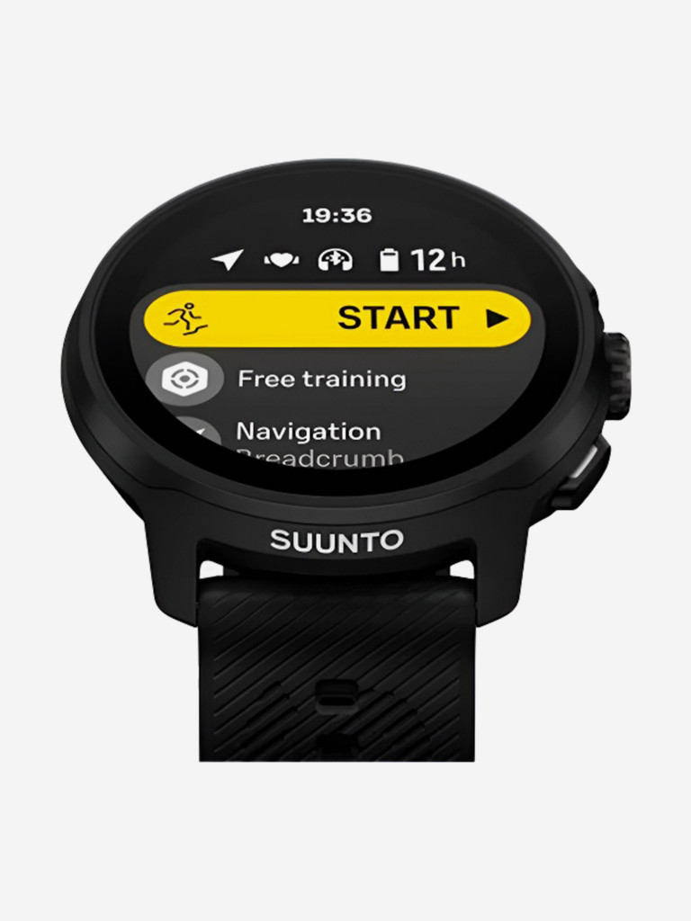 Спортивные часы Suunto Run, черные, силиконовый