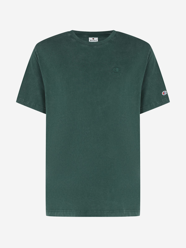 Футболка мужская Champion арт. 221575 зеленый цвет — купить за 2799 руб., отзывы в интернет-магазине Спортмастер