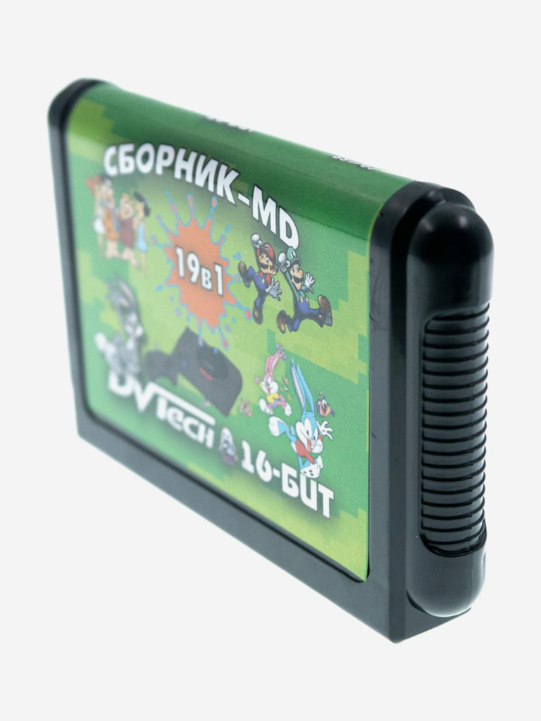 Картридж игровой DVTech 19 в 1 (на русском) 16bit