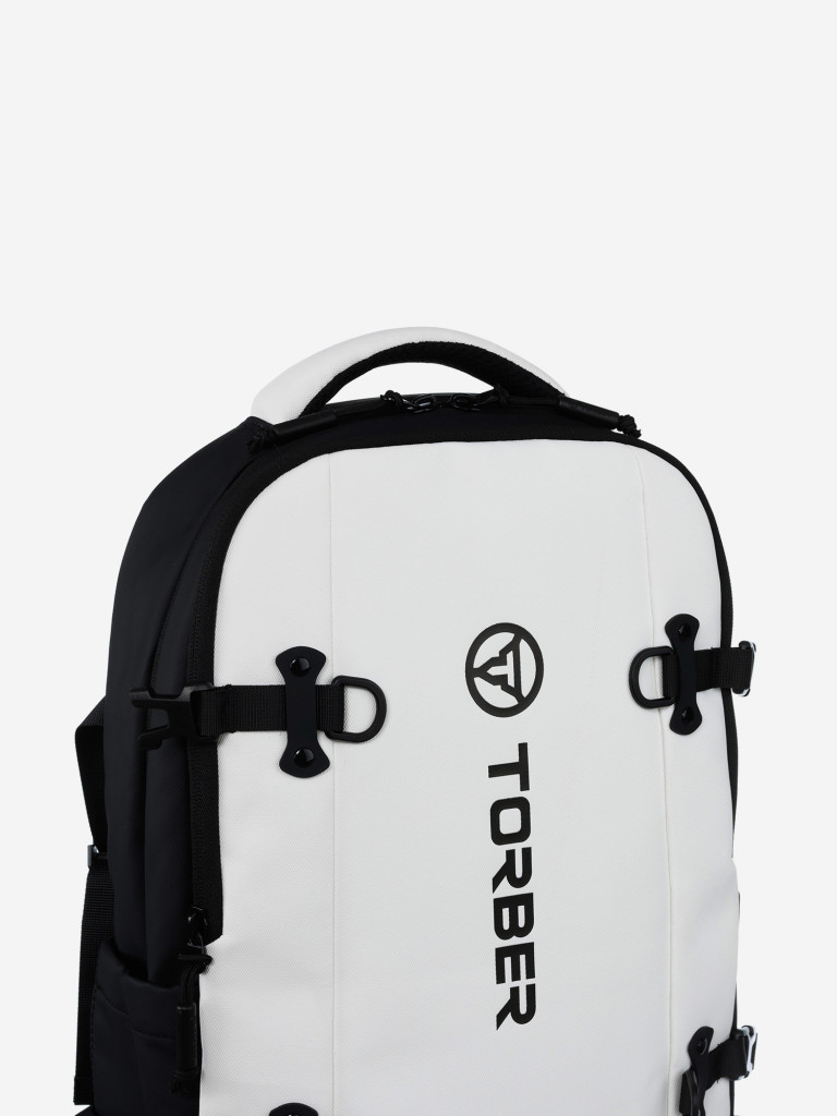Рюкзак спортивный TORBER Xtreme 18" белый/чёрный 17л