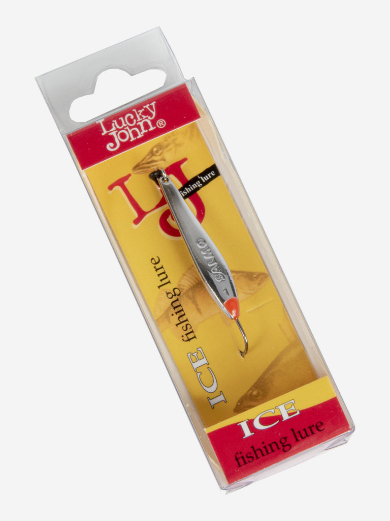 Блесна вертикальная зимняя Lucky John MODEL S-1 c впаяным крючком, вес 1.5 г