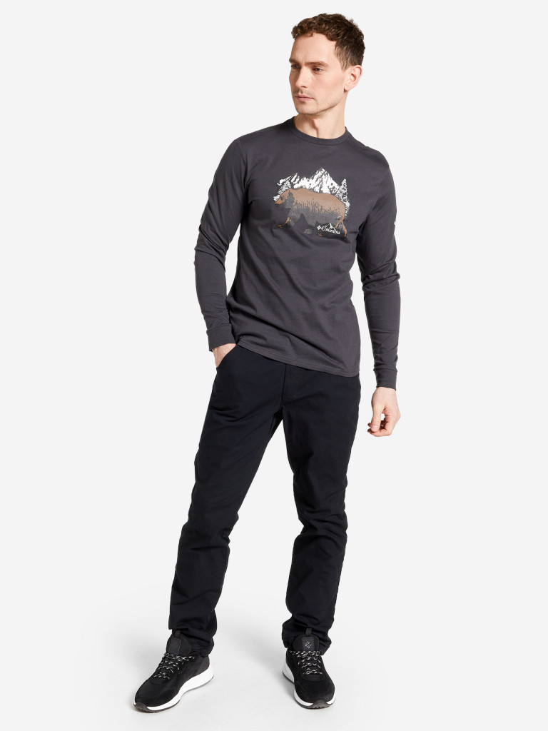 Лонгслив мужской Columbia Blue Reef LS Graphic Tee