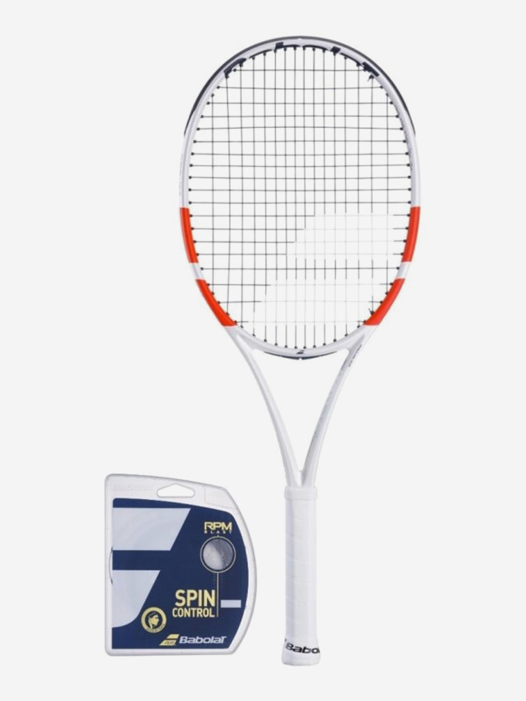 Ракетка для большого тенниса Babolat PURE STRIKE LITE (2024), белый/красный/черный (323), 2