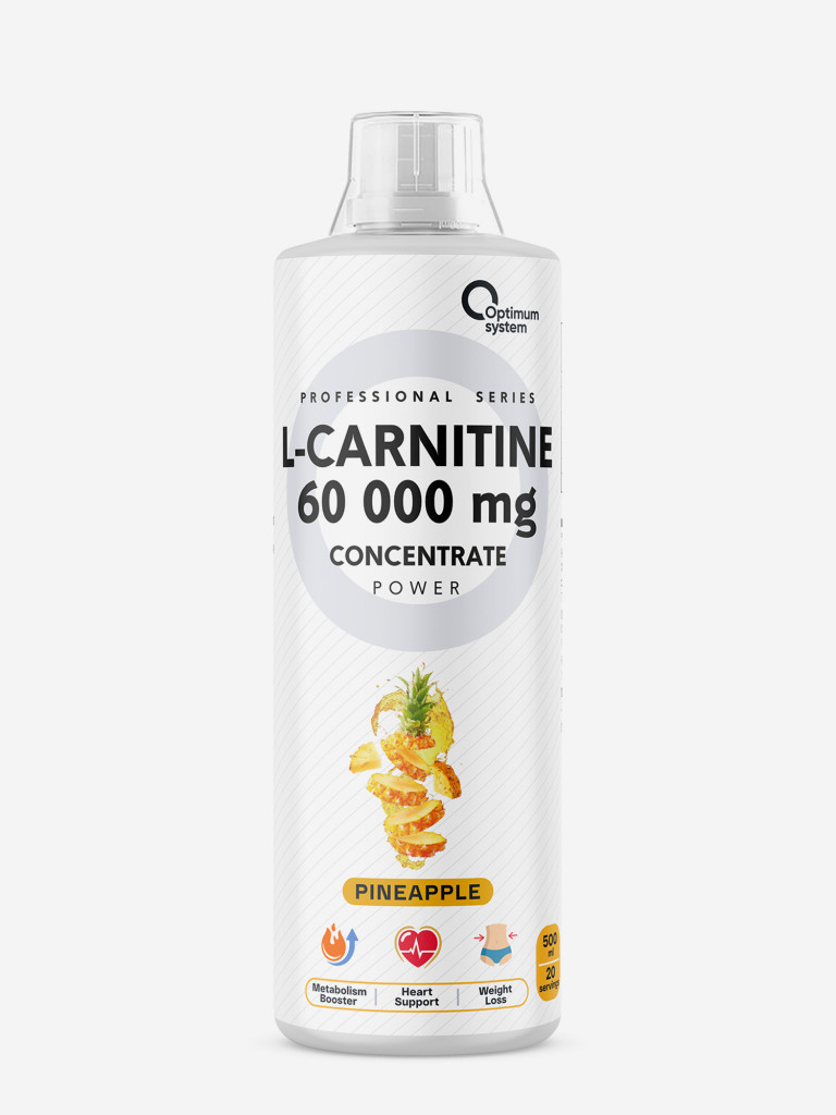 Л-карнитин Optimum System "Ананас", 500 мл