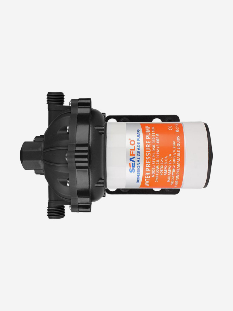 Помпа водоподающая SeaFlo мембранная, 12V, 18.9 л/мин, 4.2 BAR, 60 PSI