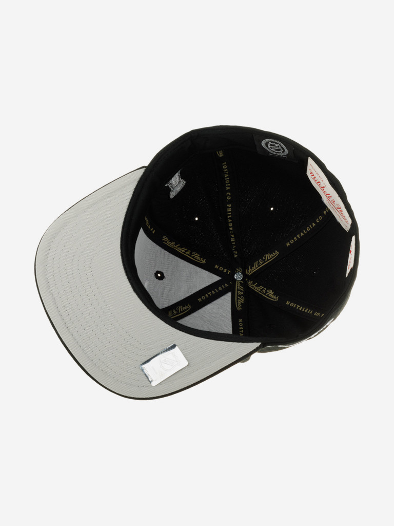 Бейсболка с прямым козырьком MITCHELL NESS 6HSFLR22464-TBLBLCK Tampa Bay Lightning NHL (черный)