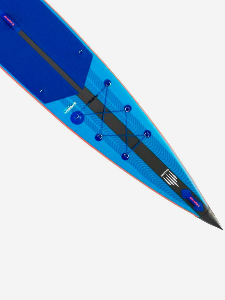 Сапборд надувной двухслойный Shark Speed+ 12.6x28x6, 381x71x15 см