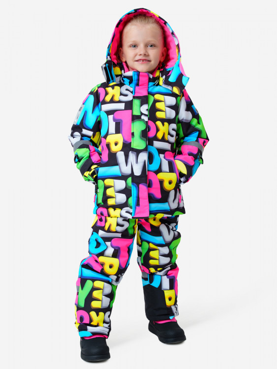 Комплект зимний для девочек: куртка, полукомбинезон PlayToday