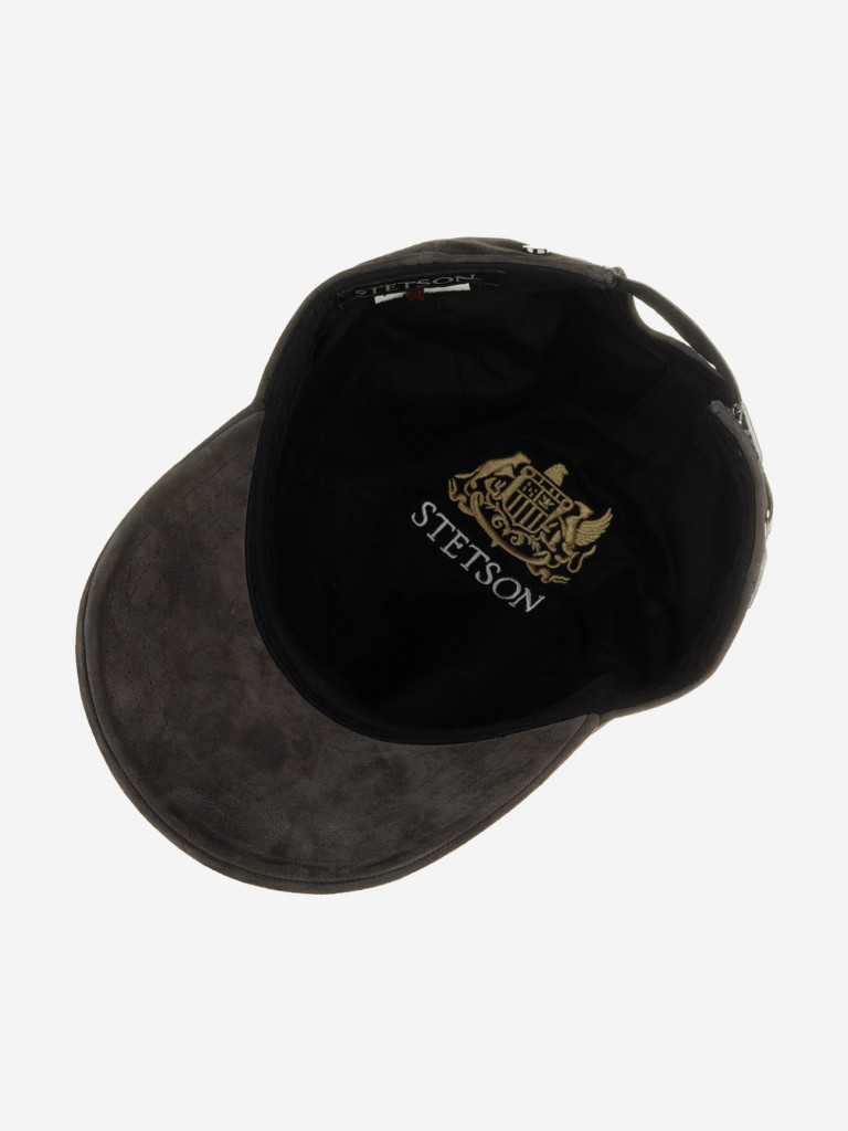 Бейсболка STETSON 7717401 BASEBALL CAP GOAT SUEDE (серый)
