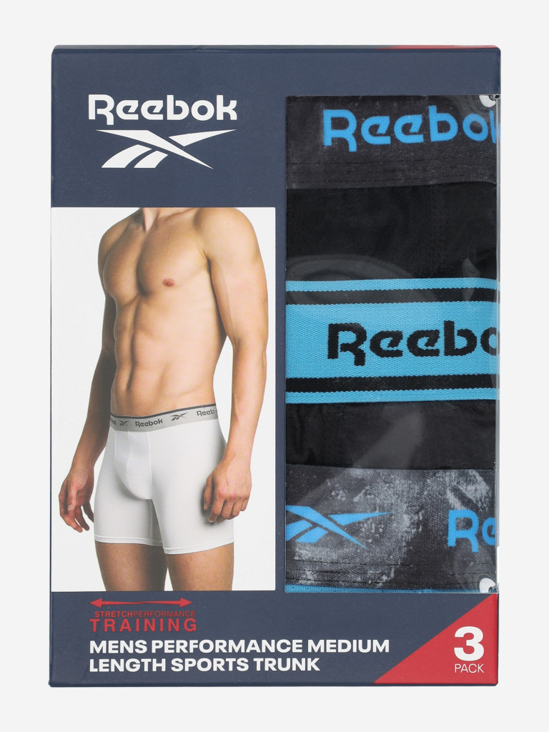 Трусы мужские Reebok Harris Sports, 3 штуки
