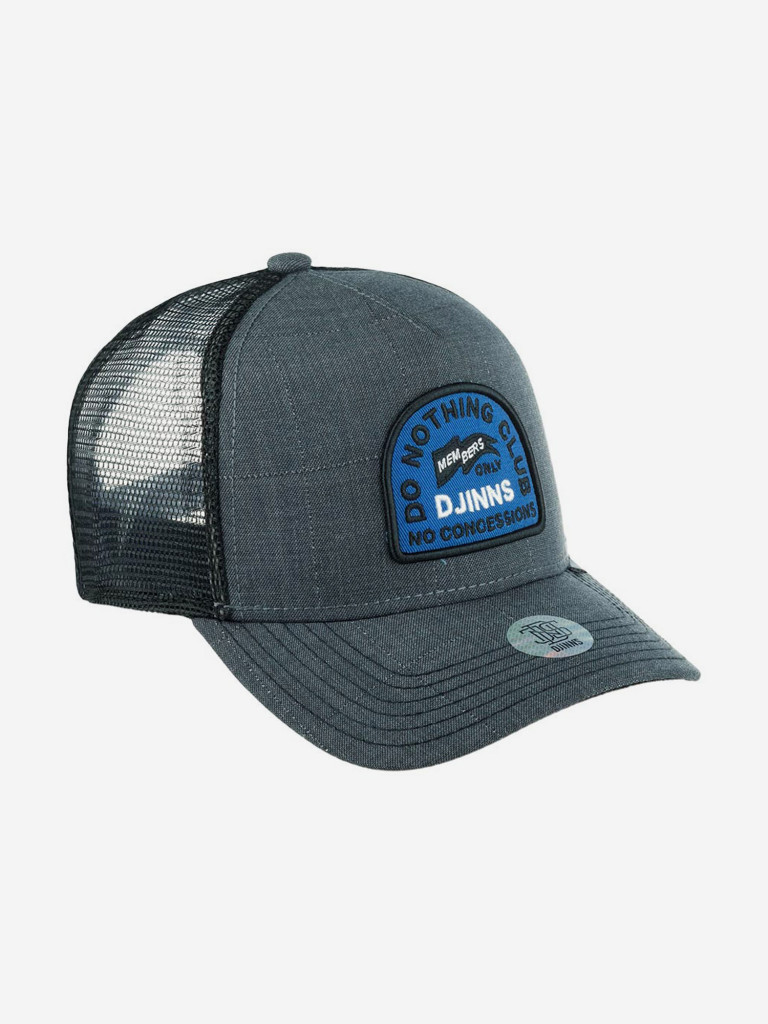 Бейсболка с сеточкой DJINNS HFT Cap DNC Ox-Diamond (серый)