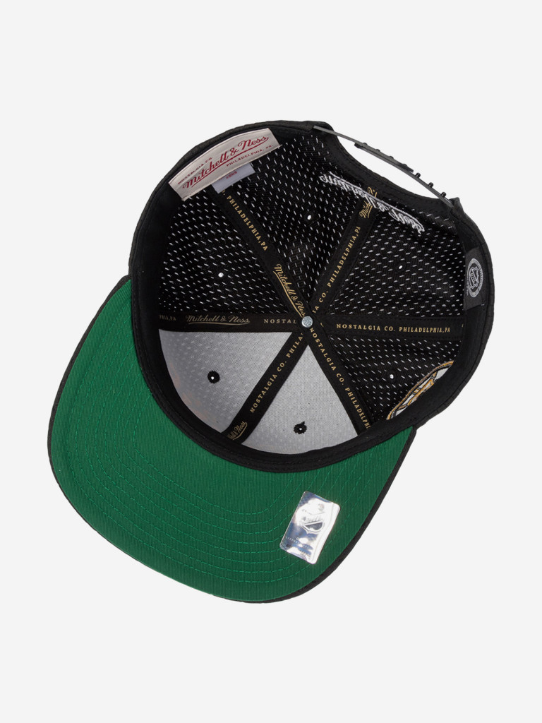 Бейсболка с прямым козырьком MITCHELL NESS HS10417-BBNBLCK Boston Bruins NHL