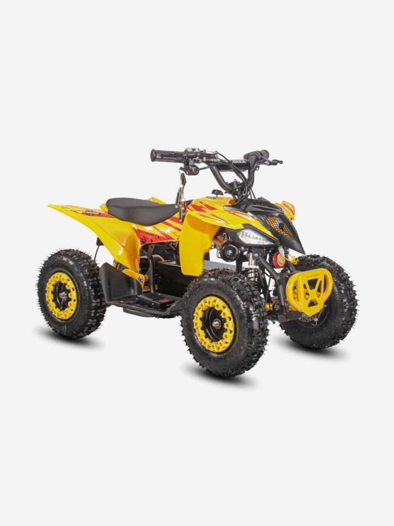 Детский электроквадроцикл White Siberia Sneg Leto R 1000W 36V 12Ah желтый