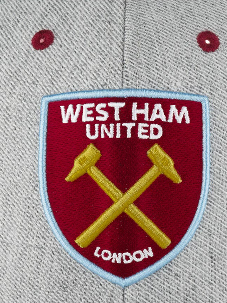 Бейсболка 47 BRAND EPL-STMCD17WHV-CC West Ham United EPL (серый)