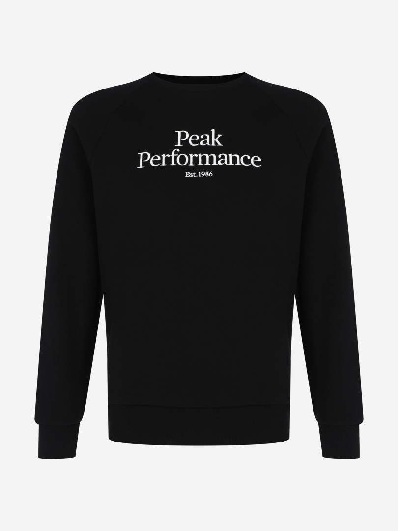 фото Свитшот мужской peak performance original, черный