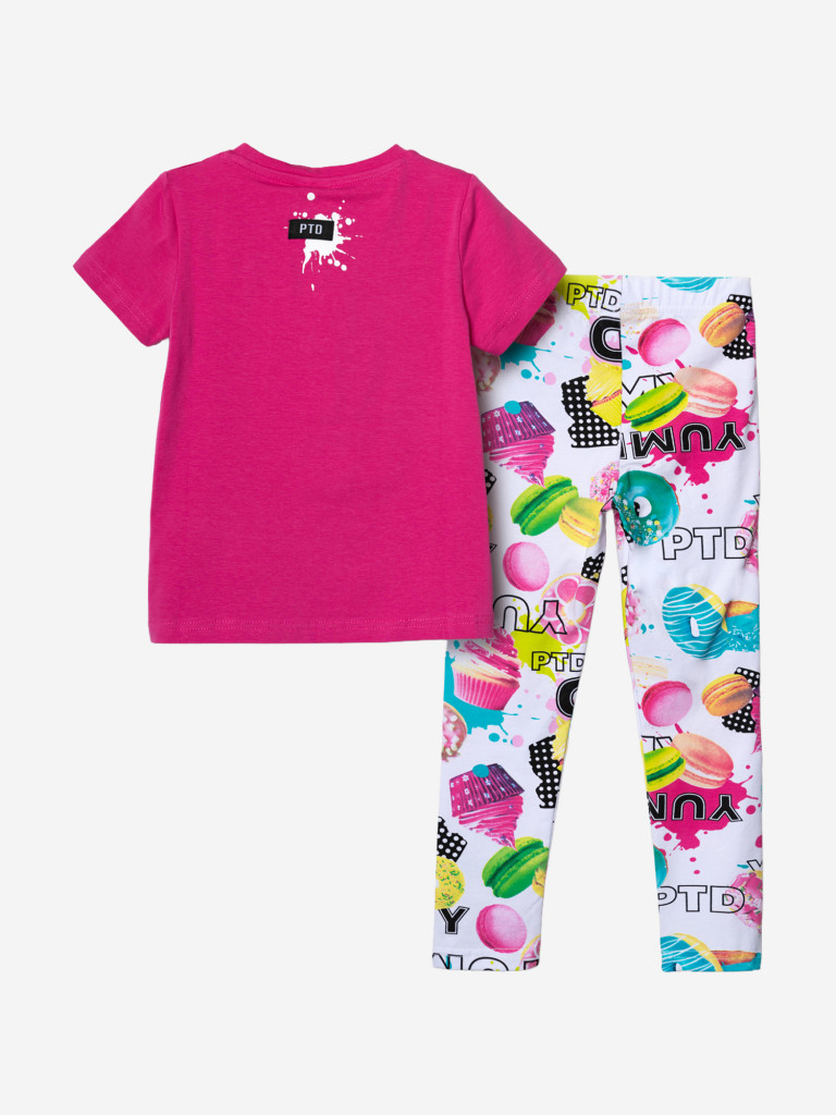 Комплект для девочек: футболка, легинсы PlayToday