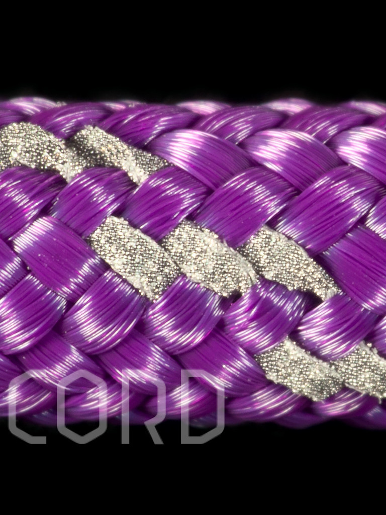 Паракорд 550 CORD nylon 30м RUS световозвращающий (purple)