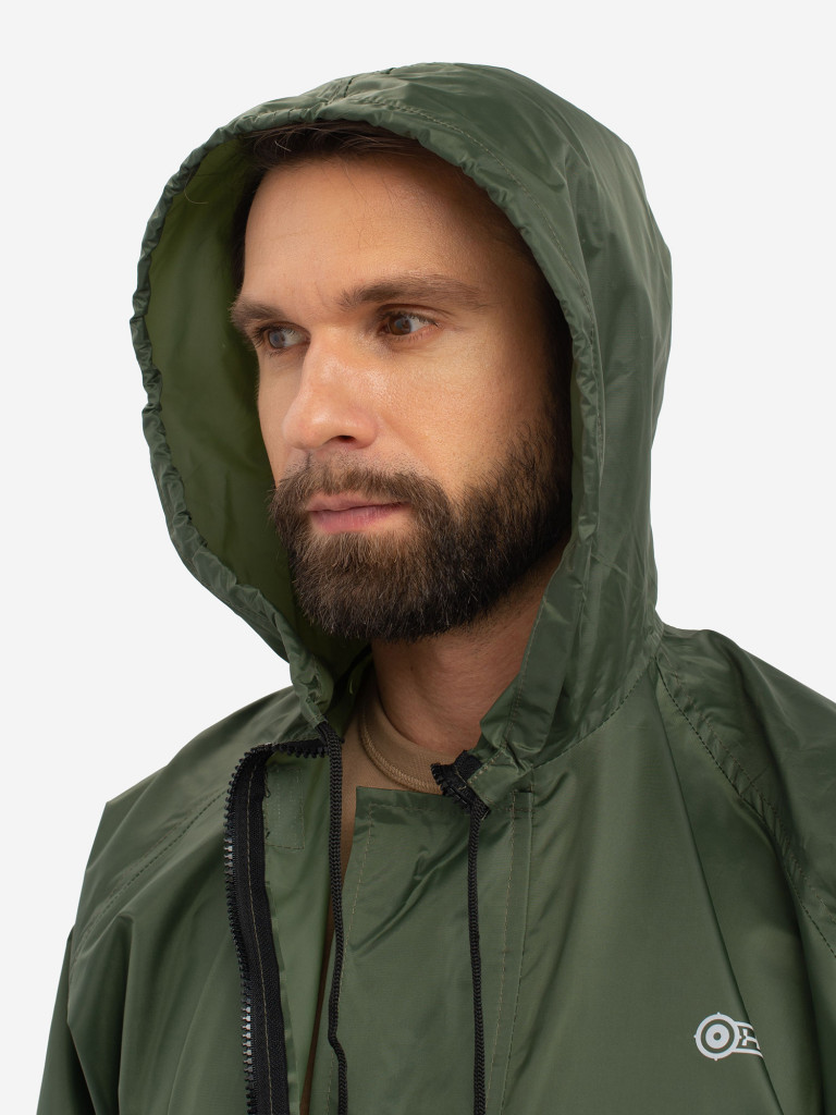 Плащ мужской Huntsman ВВЗ для рыбалки и охоты, ткань таффета PVC 20000 мм вод.ст.