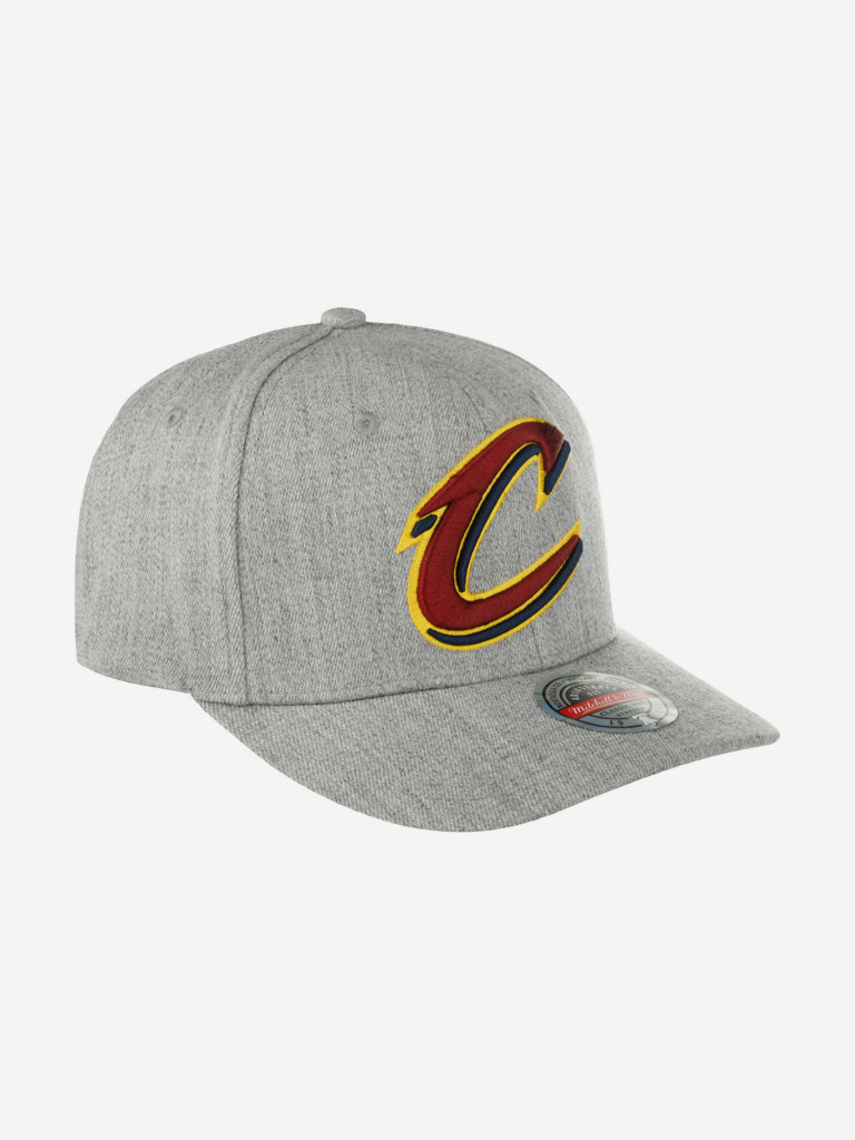 Бейсболка MITCHELL NESS HHSS3273-CCAYYPPPGYHT Cleveland Cavaliers NBA (серый)