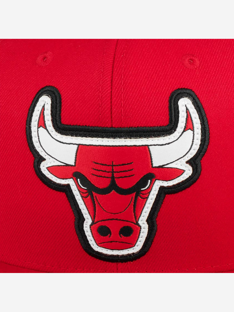 Бейсболка с прямым козырьком MITCHELL NESS 6HSSMM19490-CBURED1 Chicago Bulls NBA