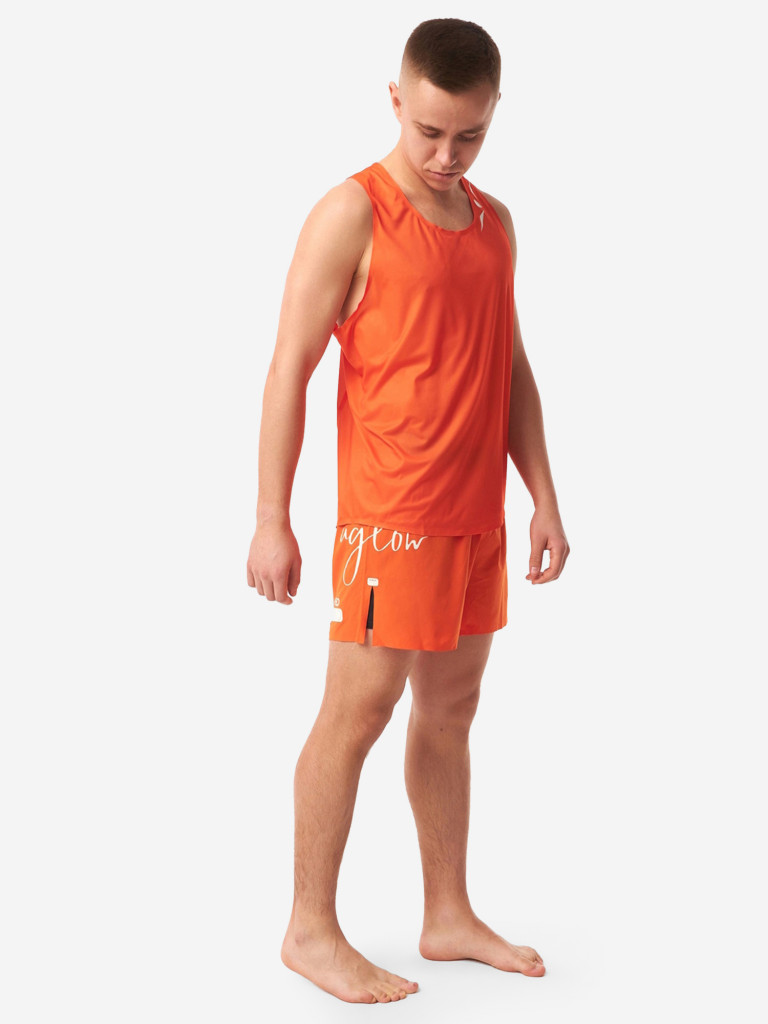 Шорты с поясом мужские UGLOW, оранжевый
