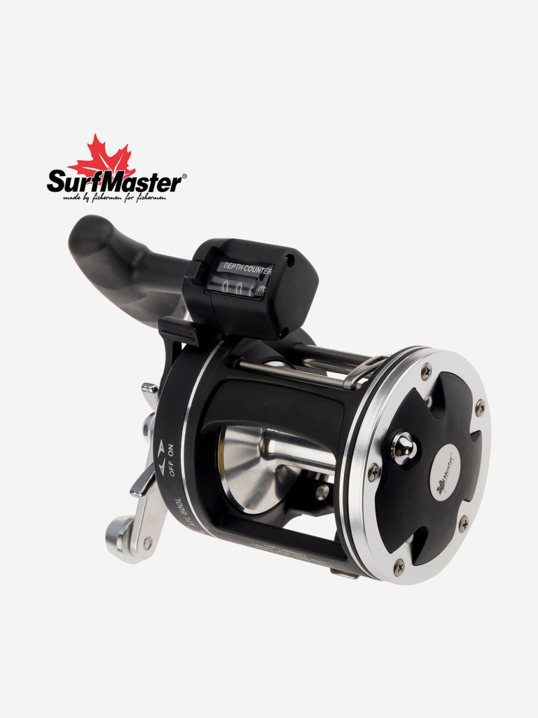 Катушка мультипликаторная Surf Master Atlantic ATL 600 4bb L со счётчиком