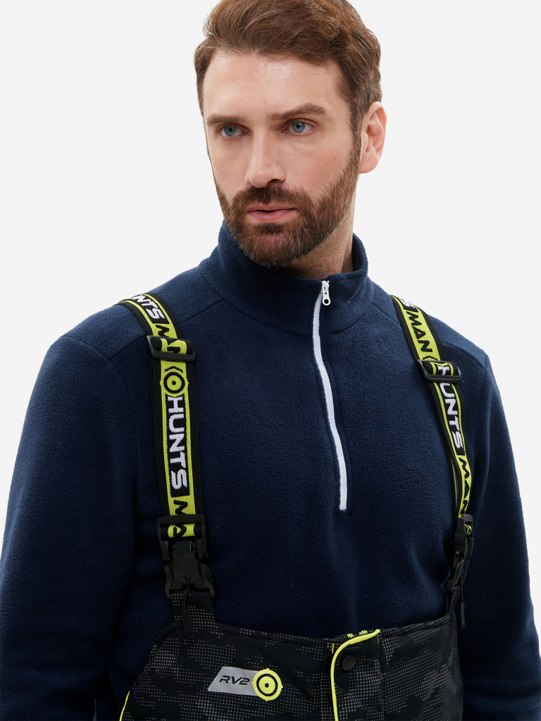 Костюм мужской зимний Huntsman Reflect V2 непромокаемый мембранный, ткань со световозвращающим принтом