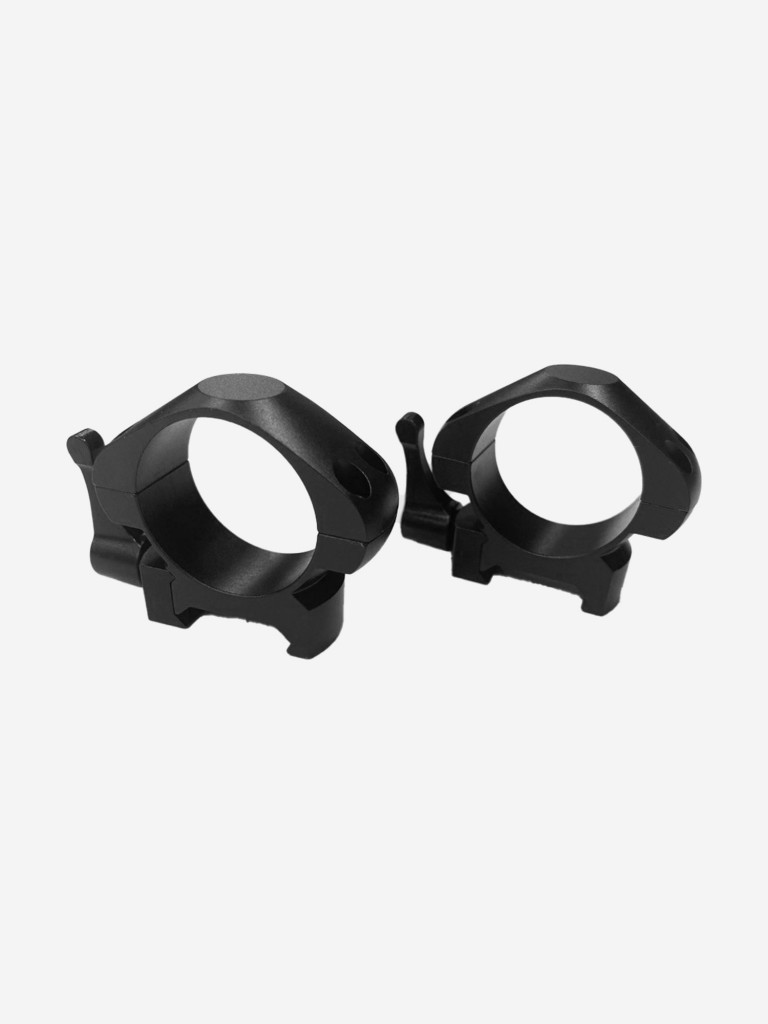 Кольца для оптических прицелов ARKON 30 мм быстросъемные на weaver, стальные, низкие