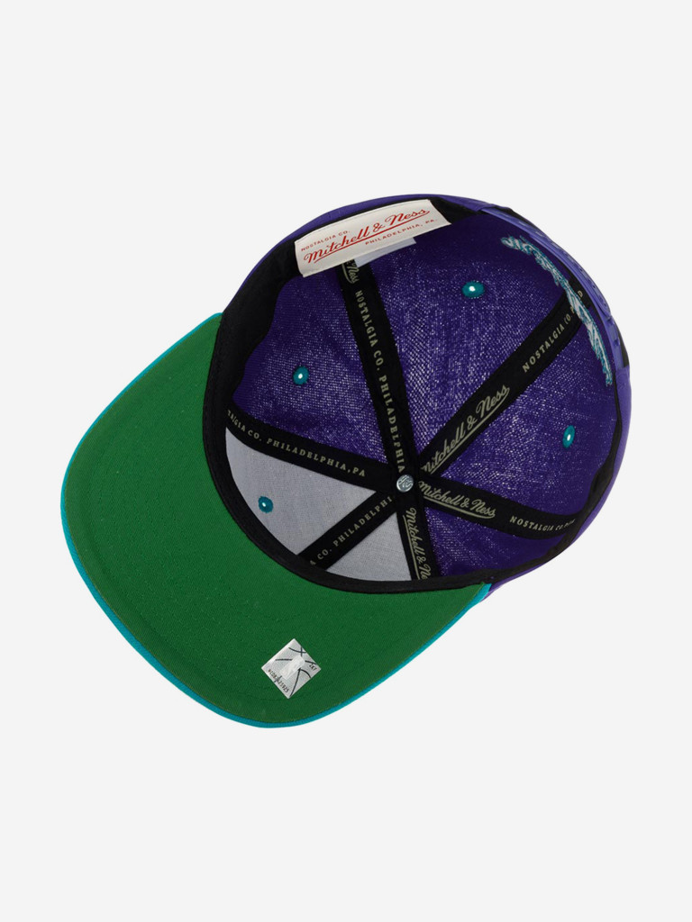 Бейсболка с прямым козырьком MITCHELL NESS HHSS5146-UJAYYPPPPURP Utah Jazz NBA
