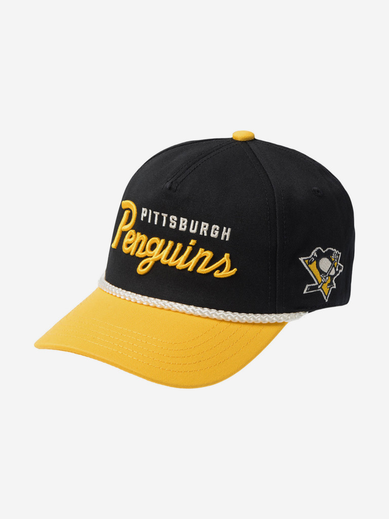Бейсболка AMERICAN NEEDLE 23008A-PPN Pittsburgh Penguins Roscoe NHL (черный)