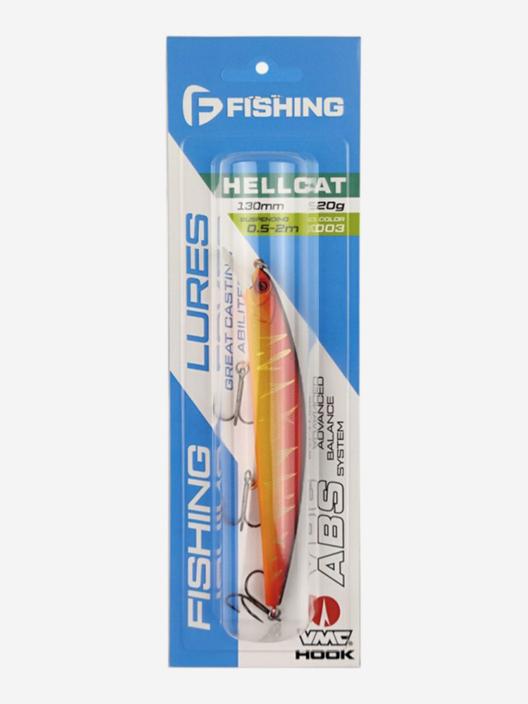 Воблер F-FISHING Hellcat 130SP 130мм 20г 0.5-2.0м 003 Суспендр