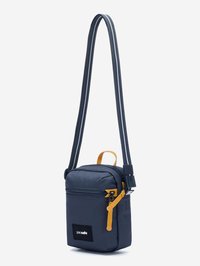 Сумка антивор Pacsafe GO Micro Crossbody, темно-синий, 1,5 л.