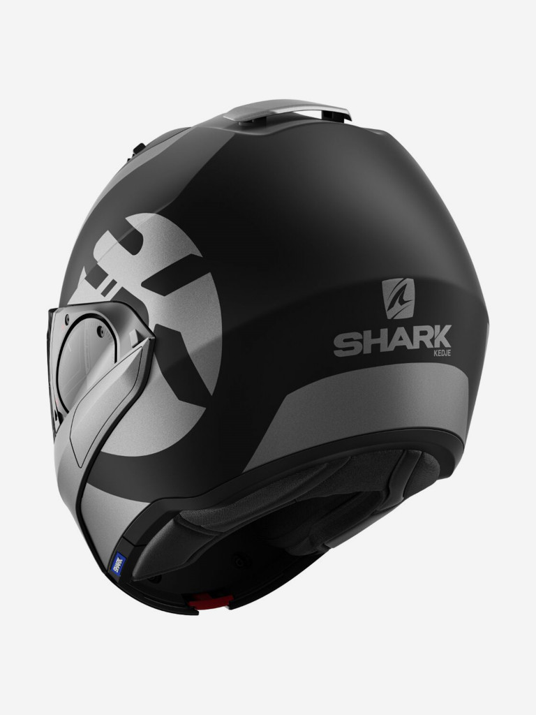 Мотошлем трансформер модуляр SHARK EVO ES KEDJE MAT Black/Anthracite/Black