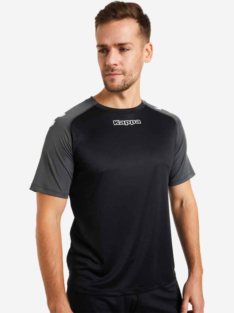 фото Футболка мужская kappa paderno, черный
