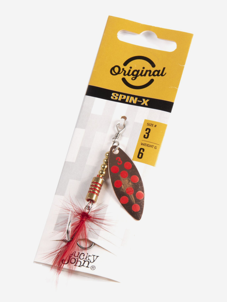 Блесна вращающаяся Lucky John SPIN X LONG 3, вес 6 г