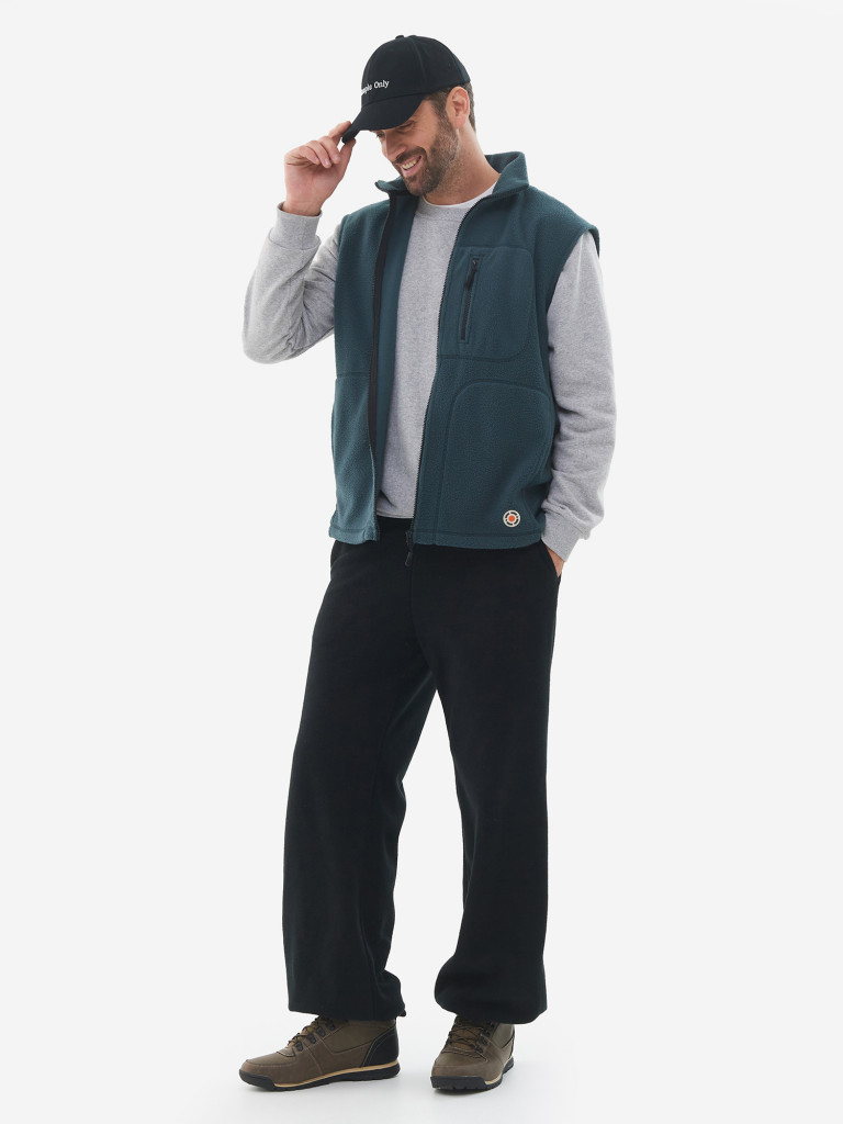 Жилет мужской oversize PointHit безрукавка из шерпы