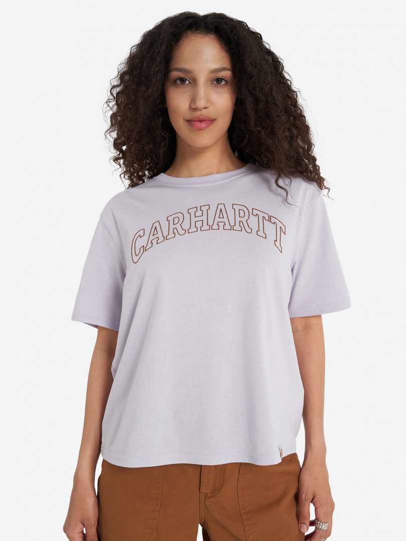 фото Футболка женская carhartt, фиолетовый