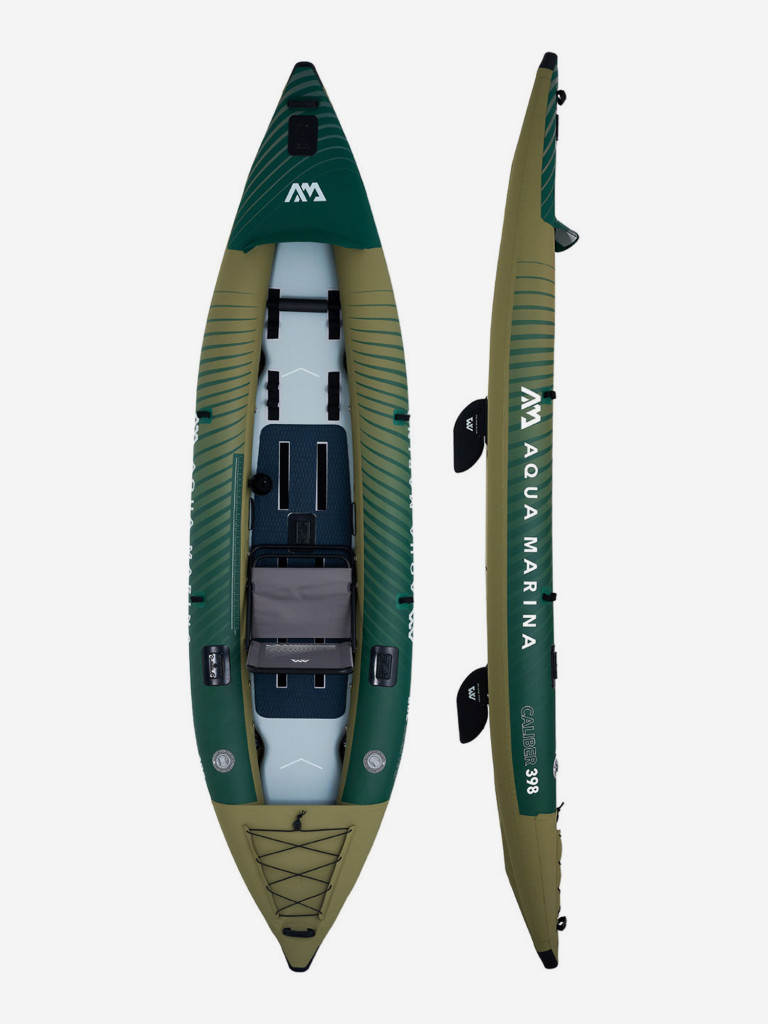 Надувной каяк Aqua Marina CALIBER, 398 см, Одноместный каяк