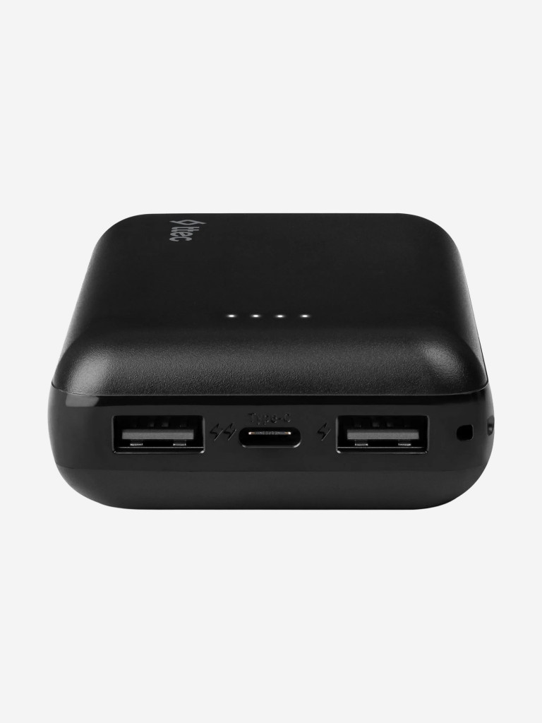 Внешний аккумулятор TTEC ReCharger Duo 10000 mAh Powerbank With USB-C Input/Output. Цвет: черный