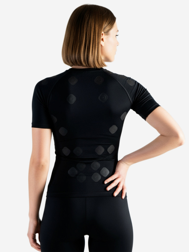 Компрессионная футболка-суппорт спины SportDots, женская,TSH