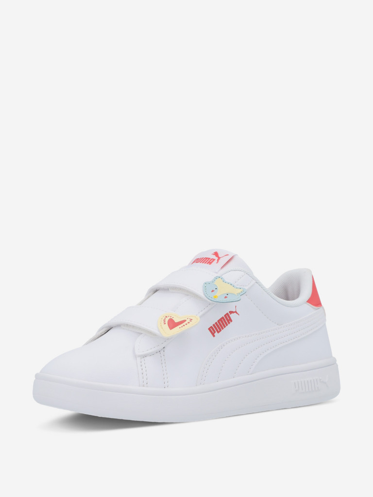 Кеды для девочек PUMA Smash 3.0 Badges V Ps