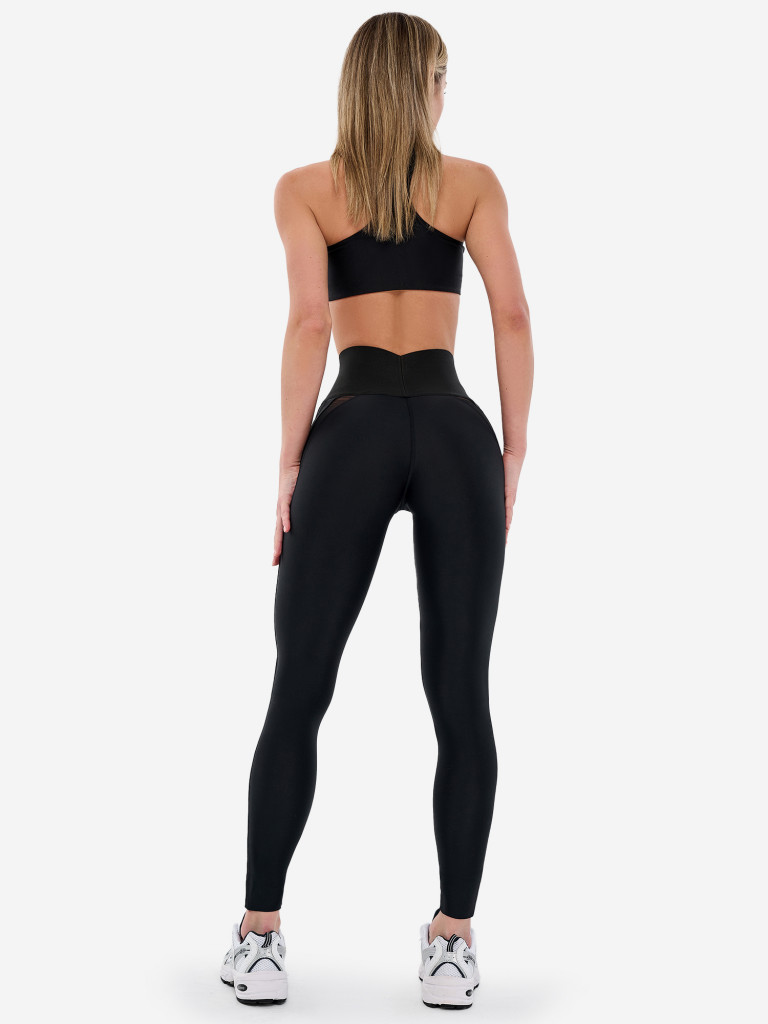 Лосины женские Bona Fide Stripcut Leggings "Black"