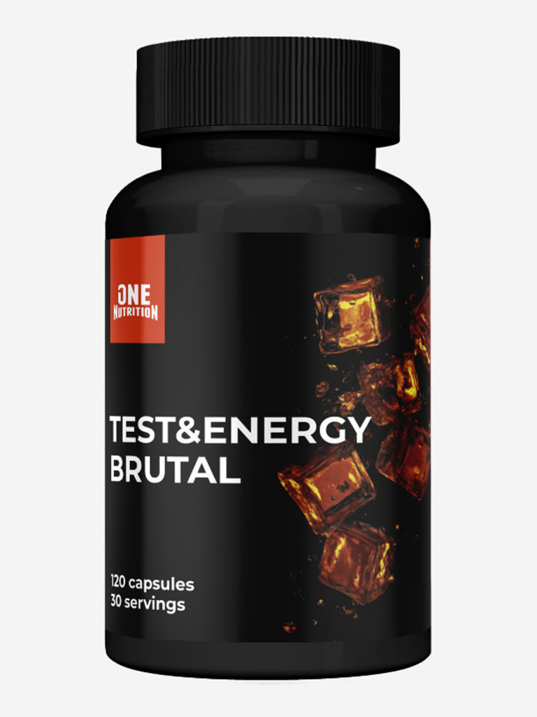 Бустер тестостерона витамины для мужчин TEST Energy Brutal ONE NUTRITION 120 капсул