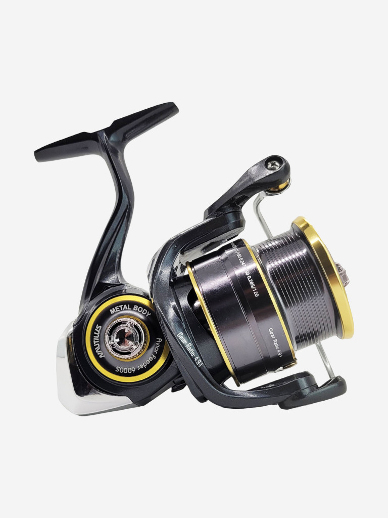 Катушка для спиннинга Nautilus AVIOR 3000, катушка для удочки с передним фрикционом