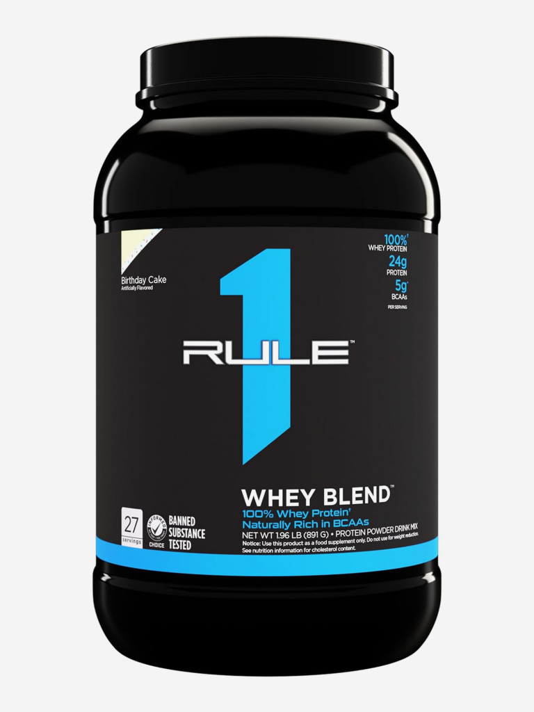Протеин Rule 1 Whey Blend, 891 г, Праздничный торт